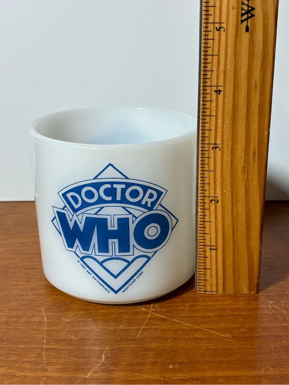 Vintage Anchor Hocking Oven-Proof Doctor Who Mug 1982 Unused
